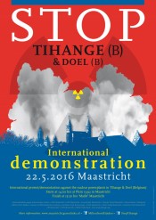 Demonstratie Maastricht tegen Tihange